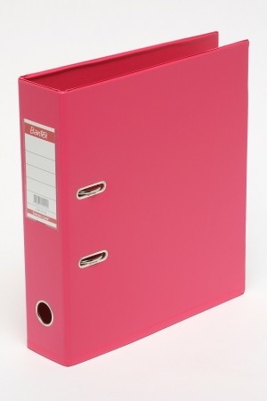 Insert 70mm Lever Arch File A4 PVC Bantex Pink